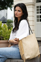 DESTI SAINT | Tassel Shopper - Sand