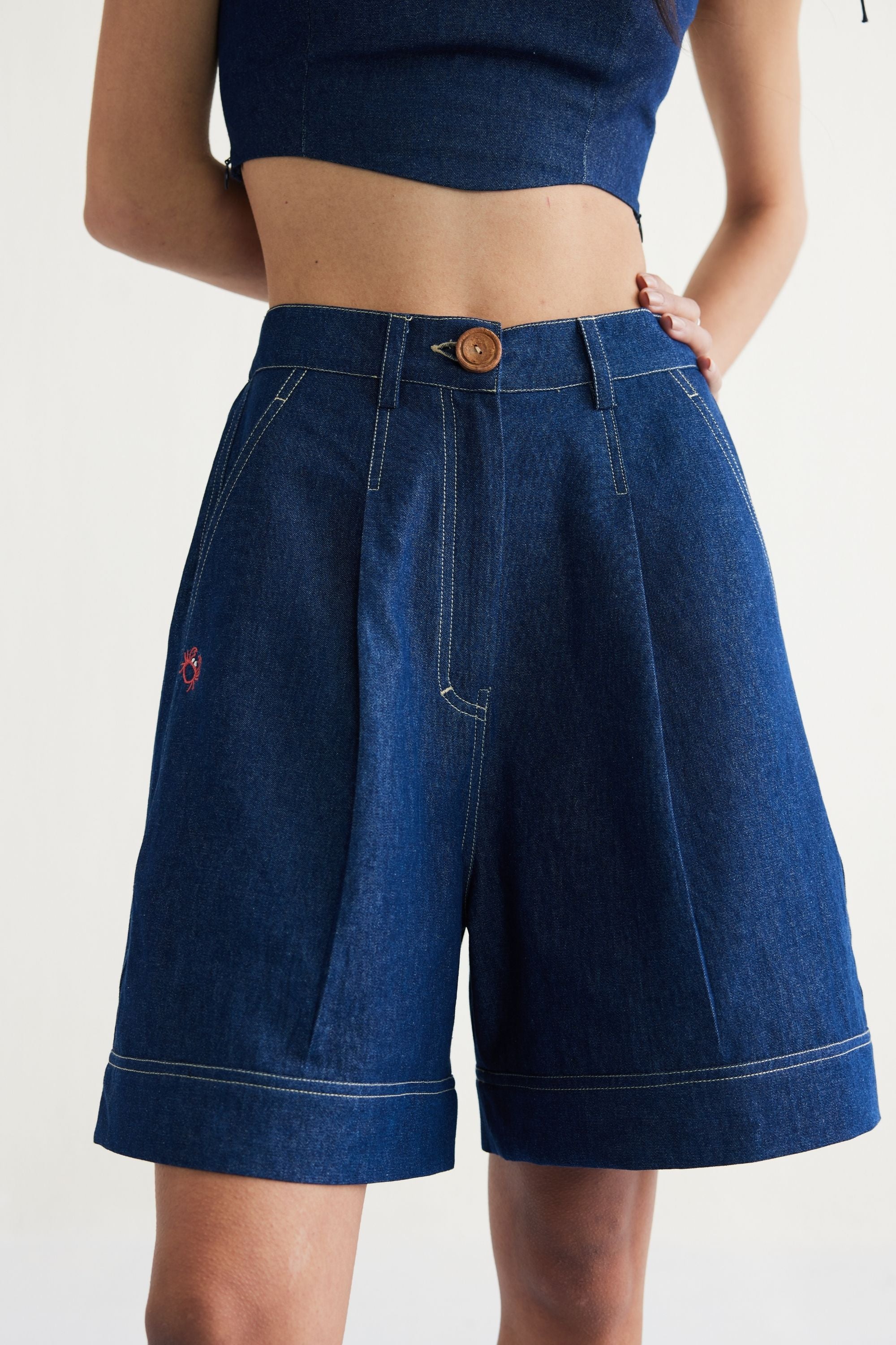 SUI | Deepwater Sustainable Denim Shorts