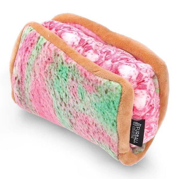 NOM | Waggle Ice Cream Sandwich Squeakie Chew Toy