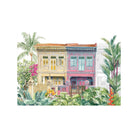 SINGLAPA | Peranakan Yellow/Pink Shophouse Art Print
