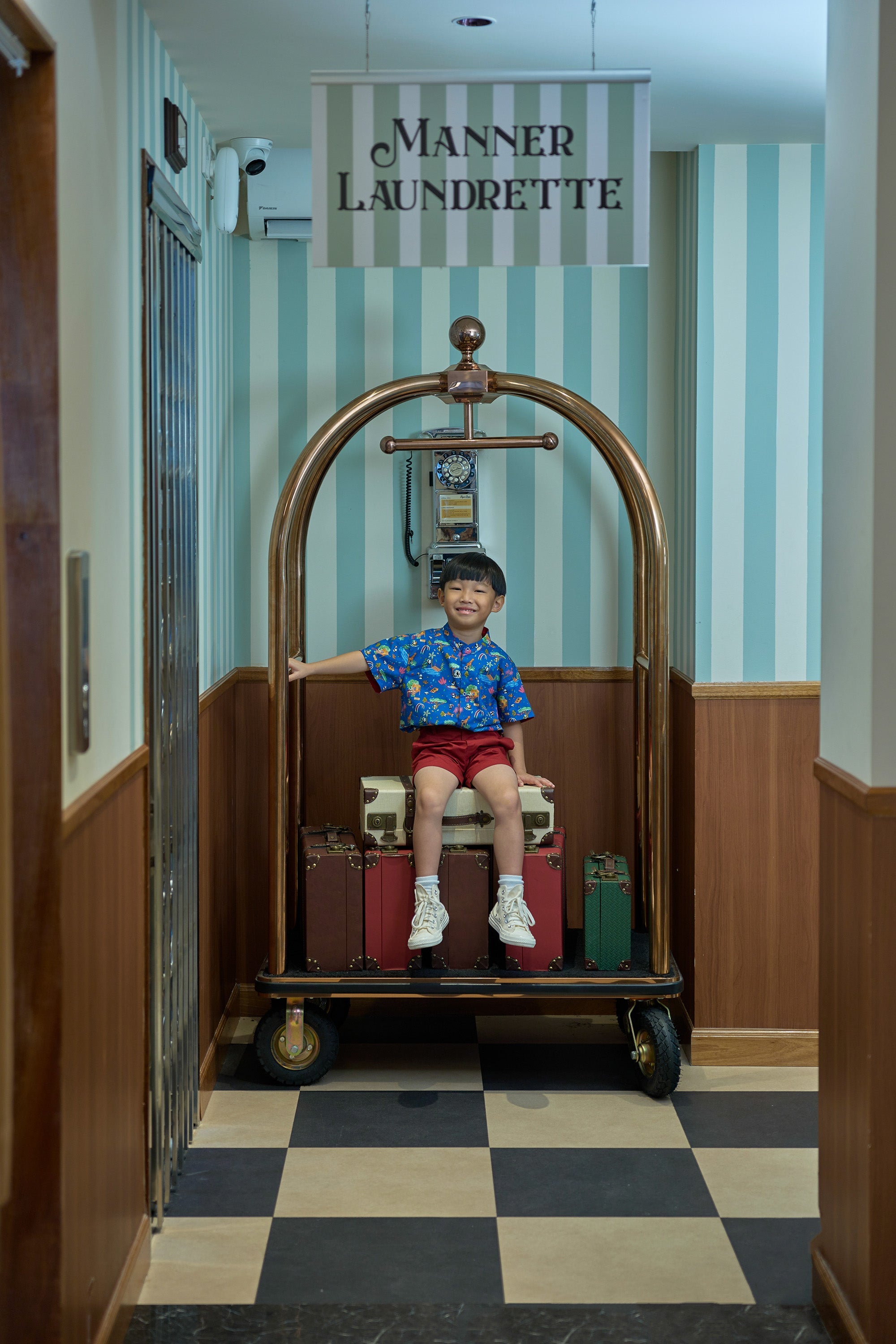 MAISON Q | Vivacious Miss Pony Reversible Shirt