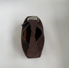WU HAUS | Orbit Lightweight Suede Coffee Sculptural Bag