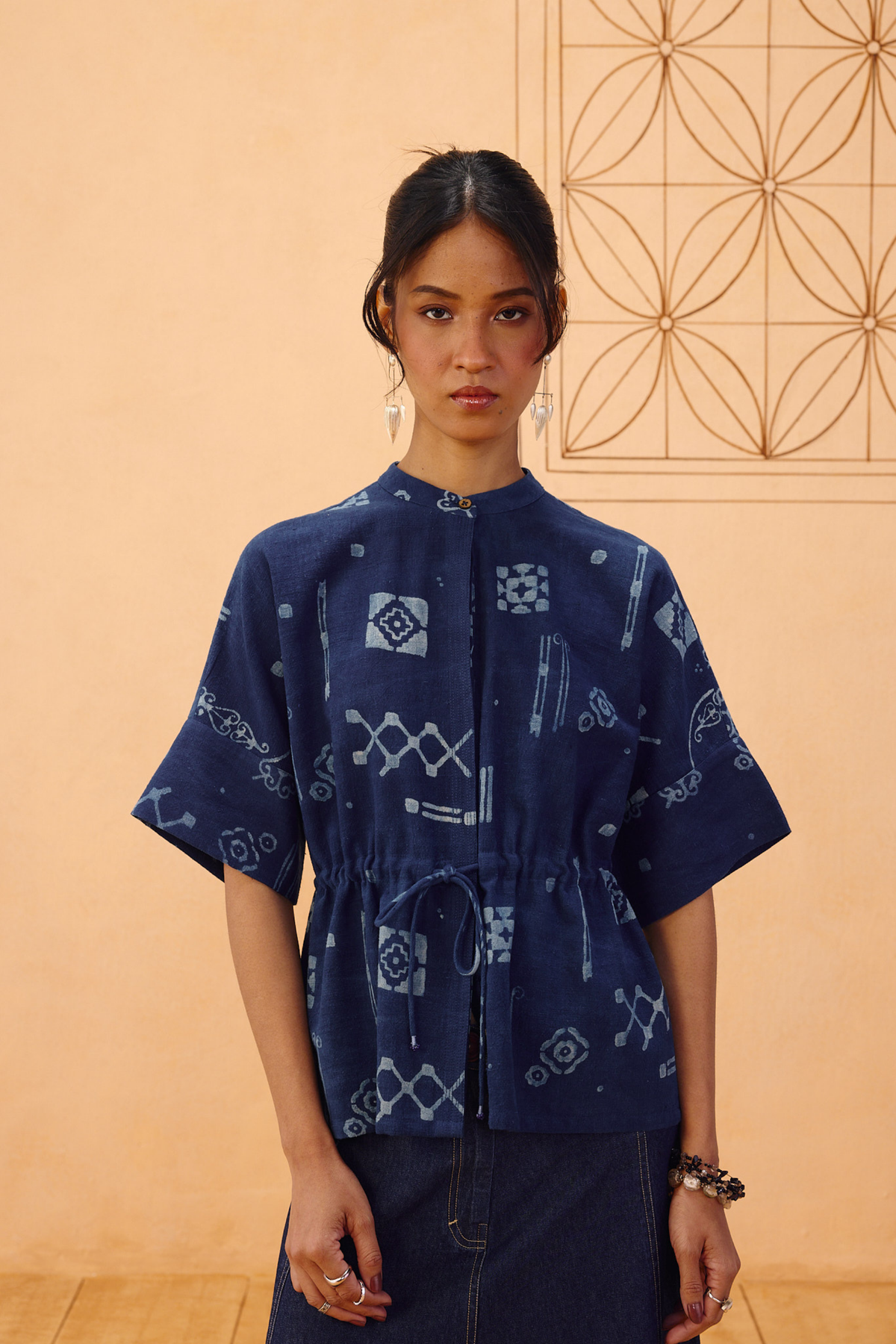 SUI | Rooted Beginnings Kala Cotton Peplum Top