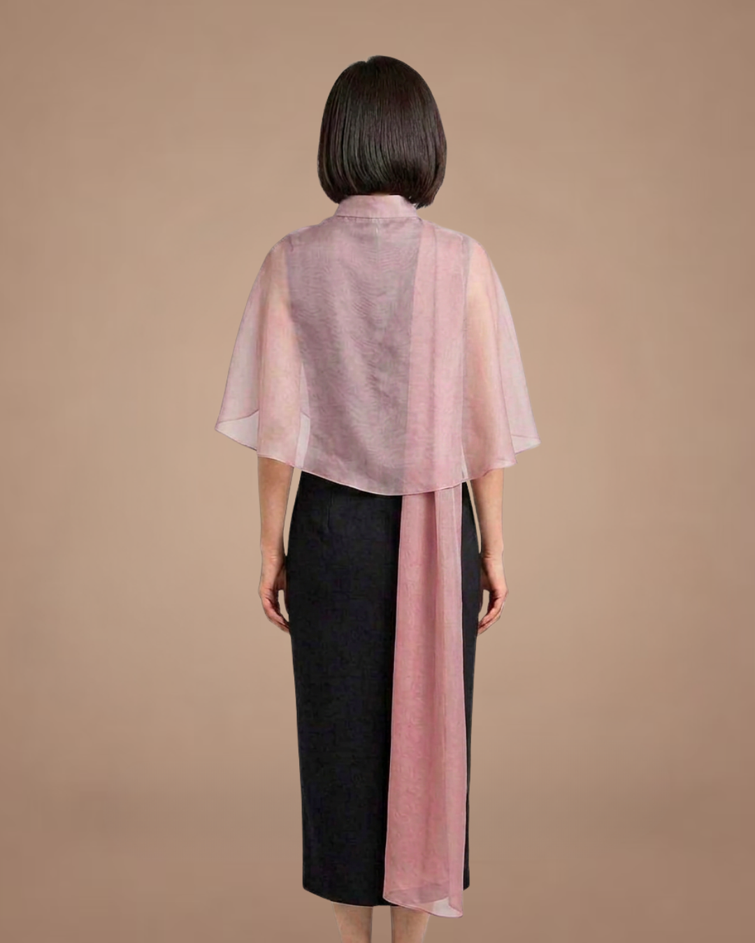 PAOPAO | 盈 YING Sheer Sash Cape