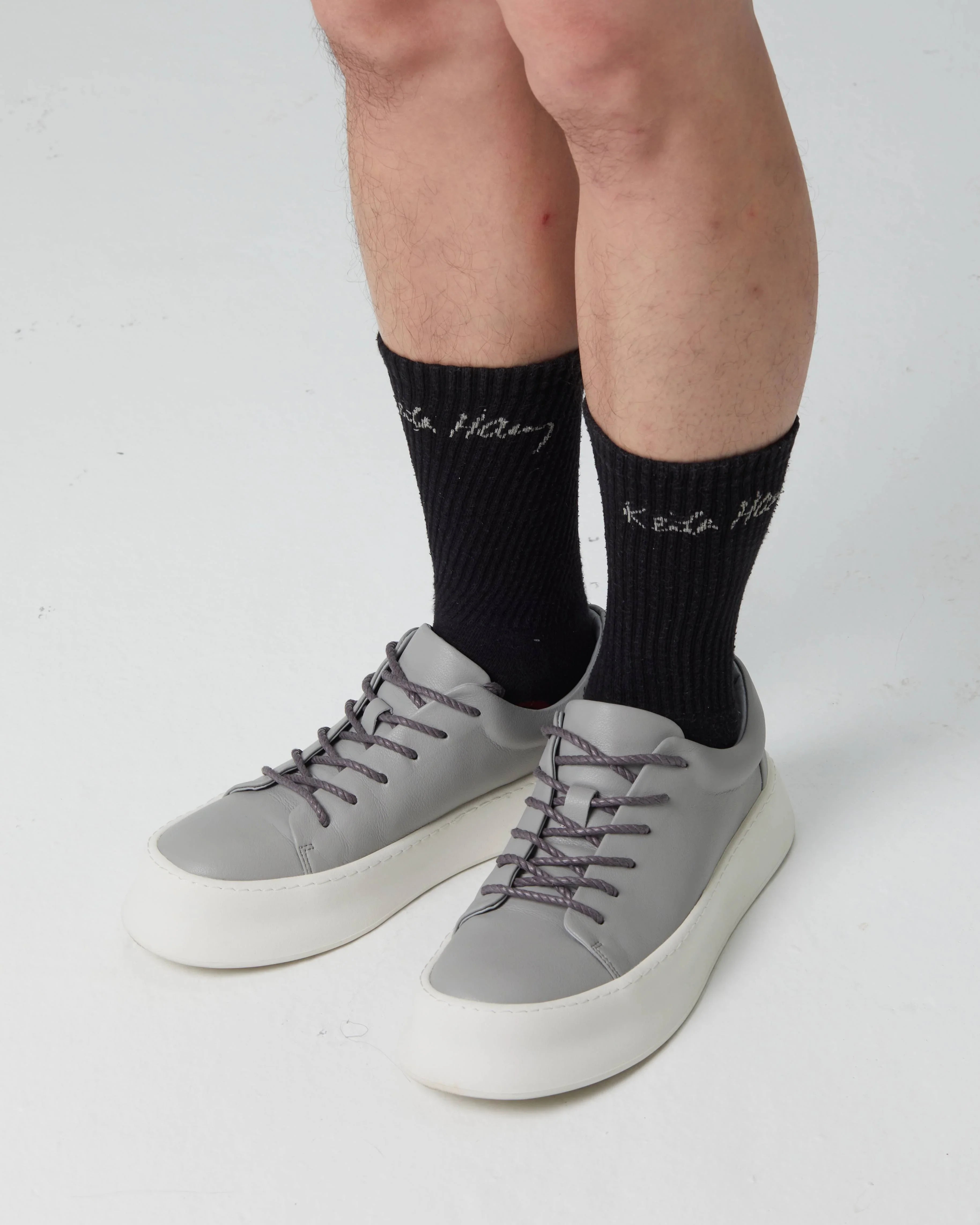 PROJECTWEAR | Fallon Low Cut Faux Leather Sneaker Grey