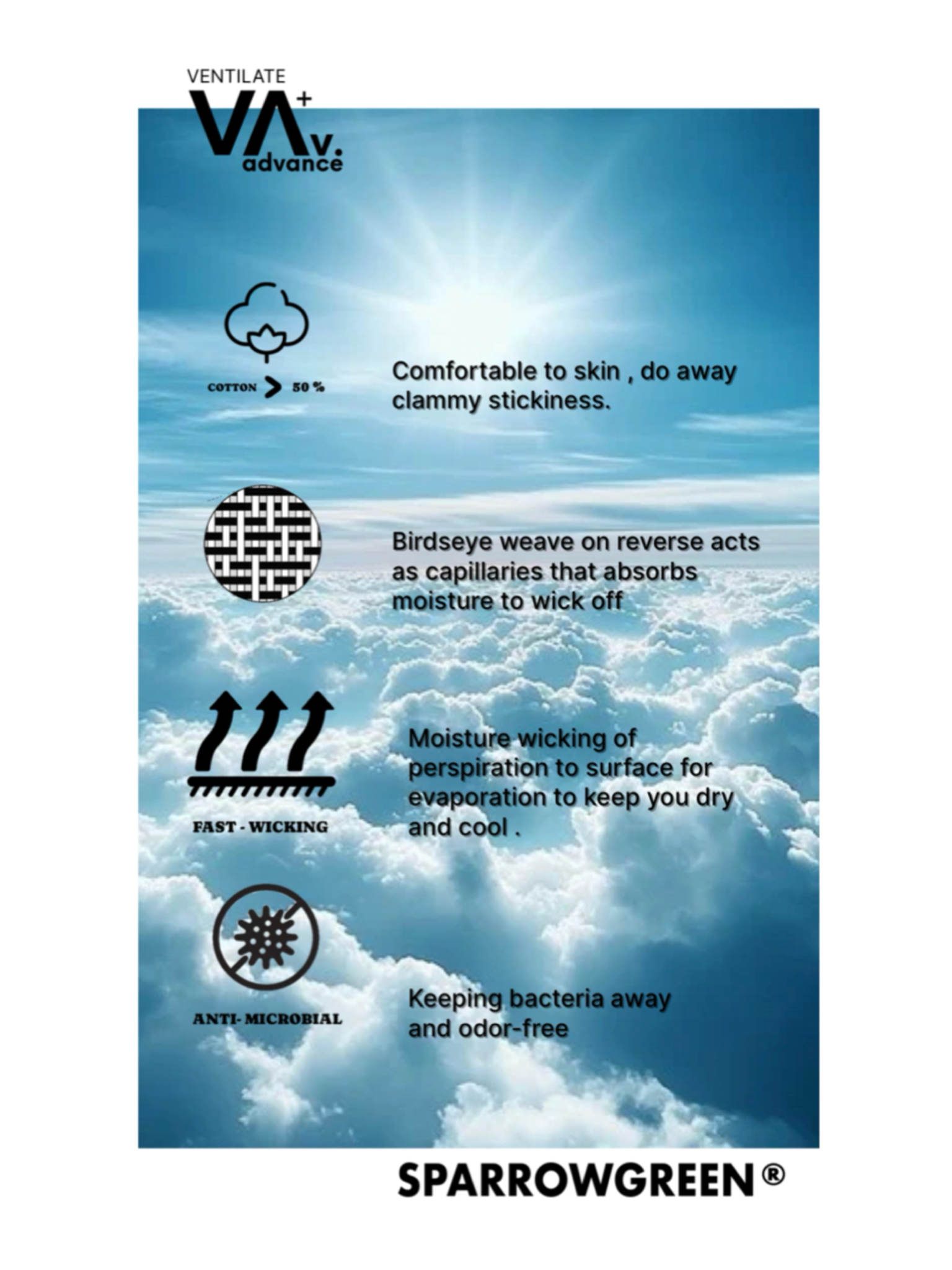 SPARROW GREEN | SCOTT T-shirt - Royal