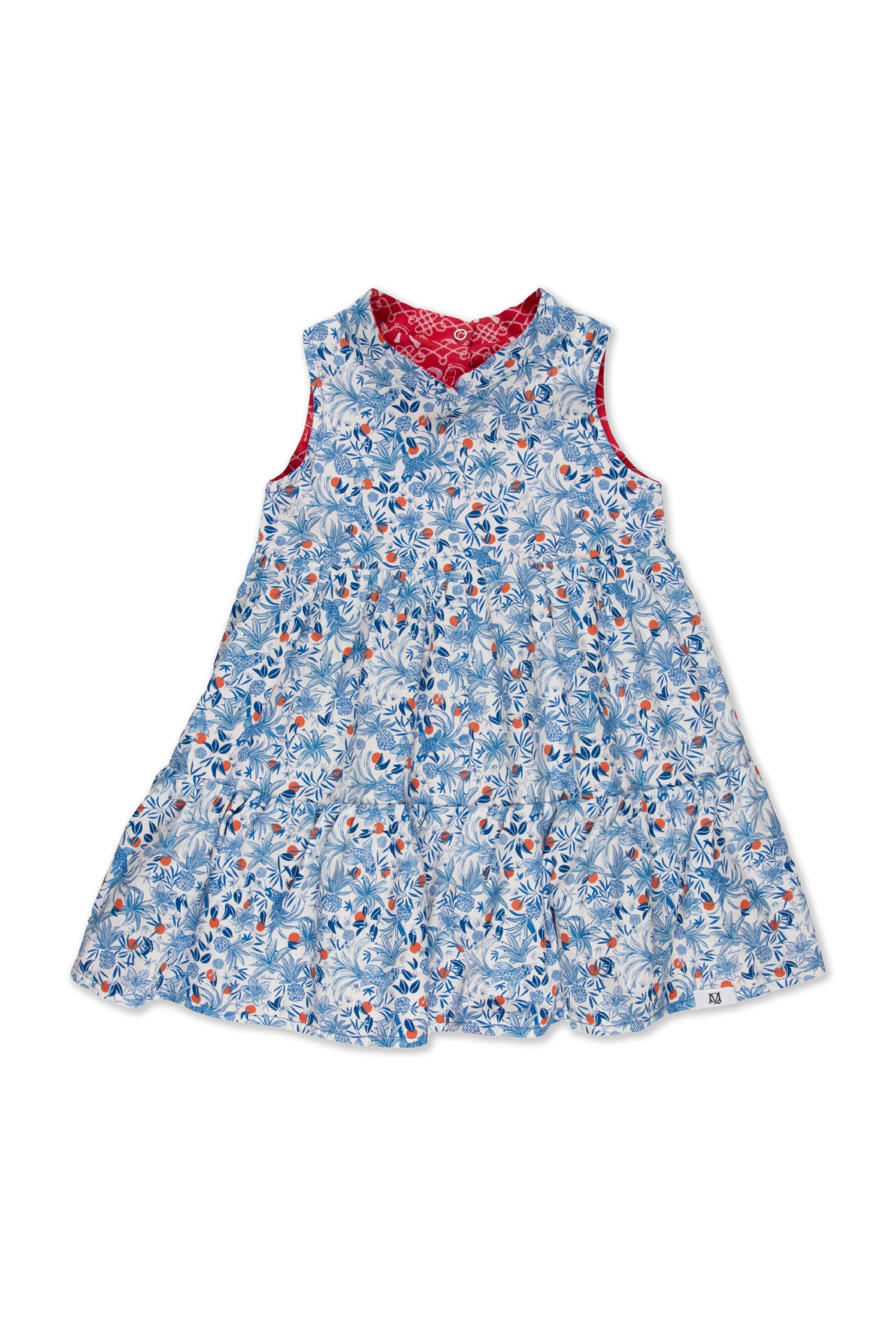 MAISON Q | Rein Heart Reversible Tiered Cheongsam