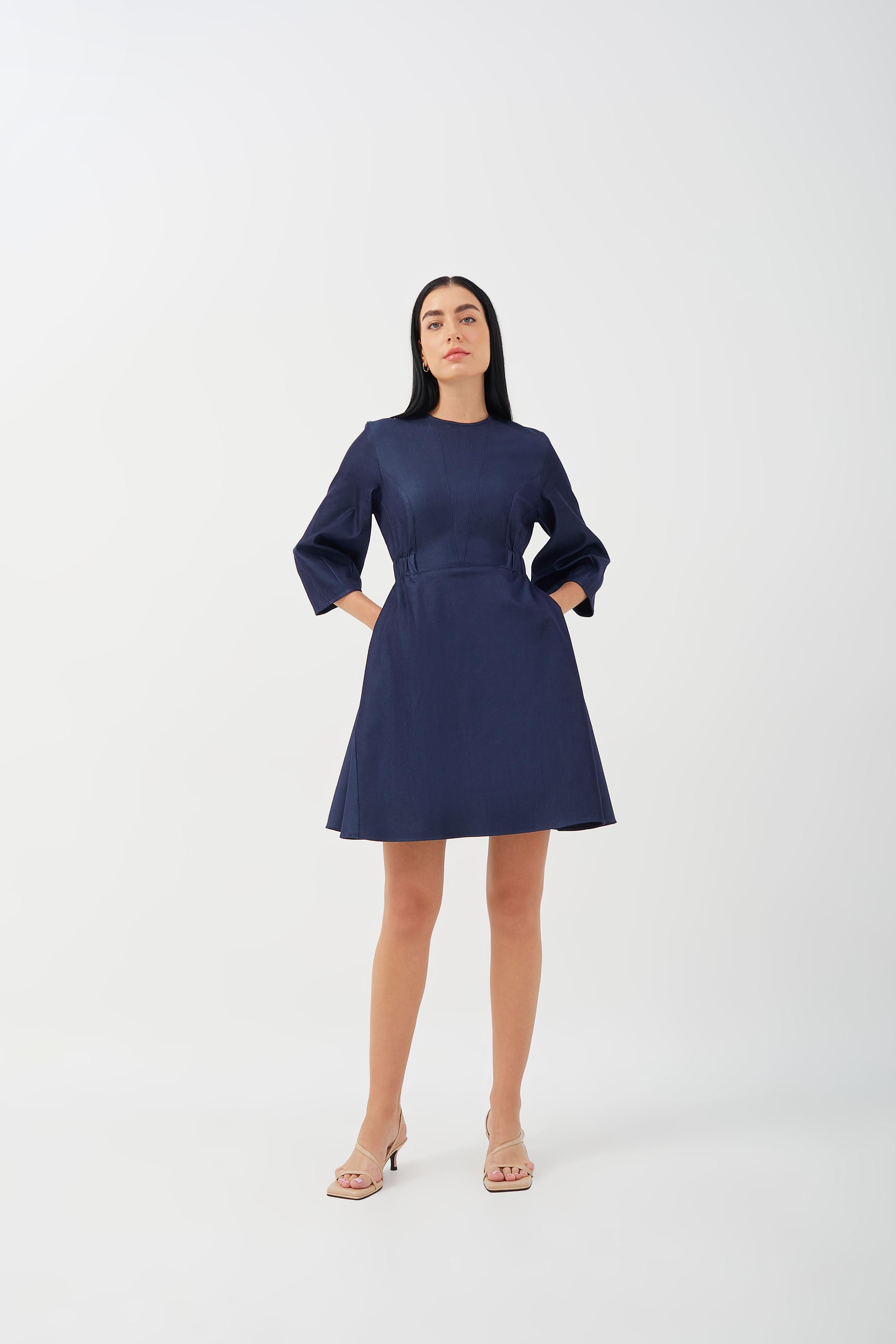 CAELI ECO LUXE | Volume Sleeve Dress