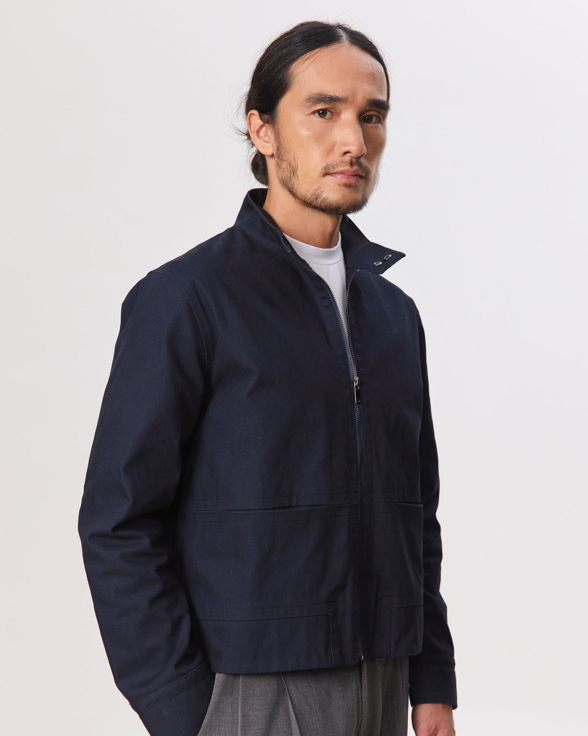HOUSE OF ANON | Isak Cropped Flight Jacket