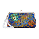 COCOONESE | Wristlet Pouch - Floral Kaleidoscope (BL)