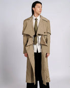 STUDIOMORAL | Multiways Trench Coat In Sage