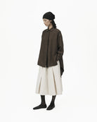 GRAYE | Fluid Knot Shirt - Brown