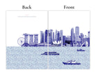 SINGLAPA | Singapore Skyline Greeting Card