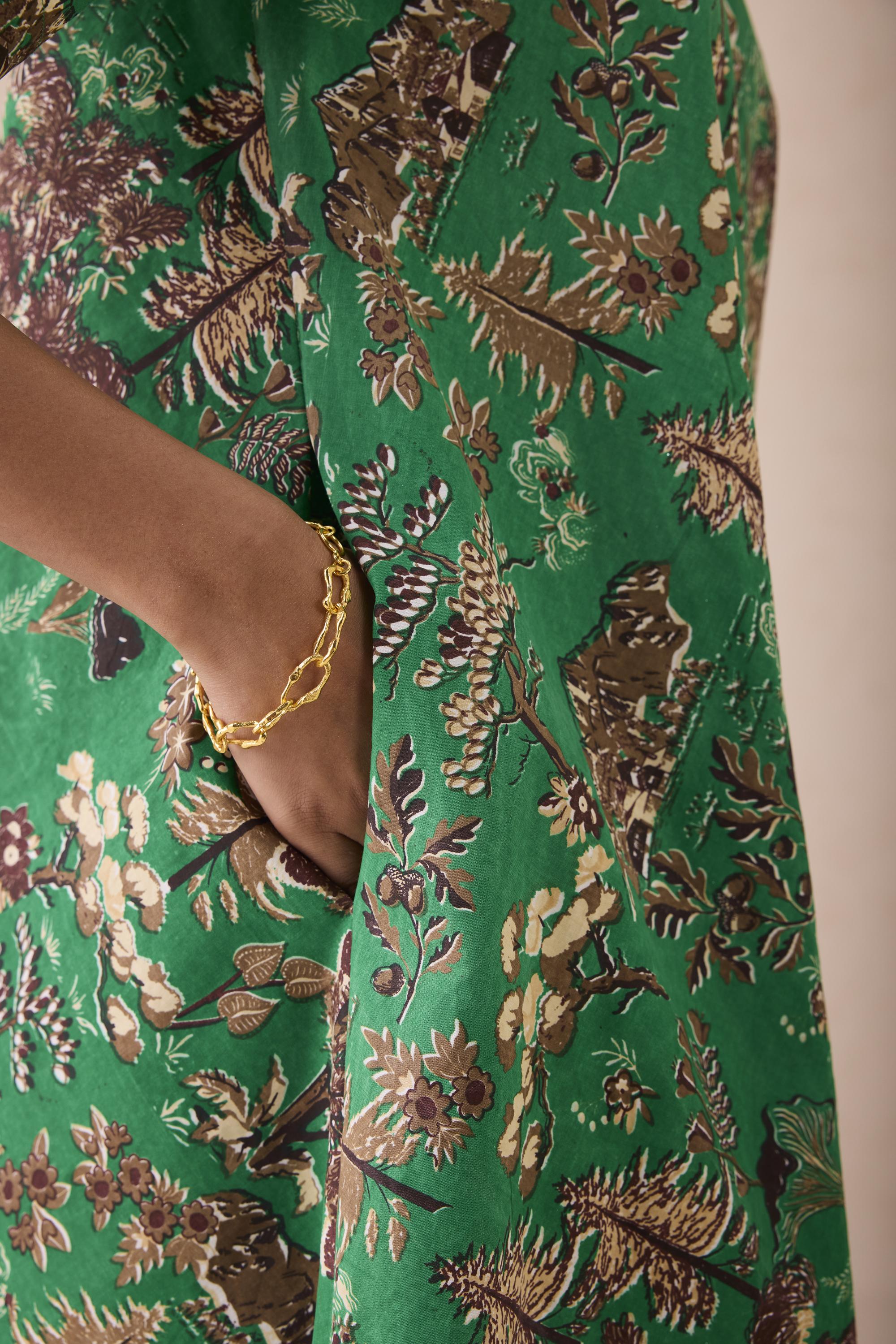SUI | The Harmony Mandarin Collar Organic Cotton Dress