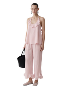 LAYERPLAN | Ara Ruffle Hem Tencel-Linen Pants
