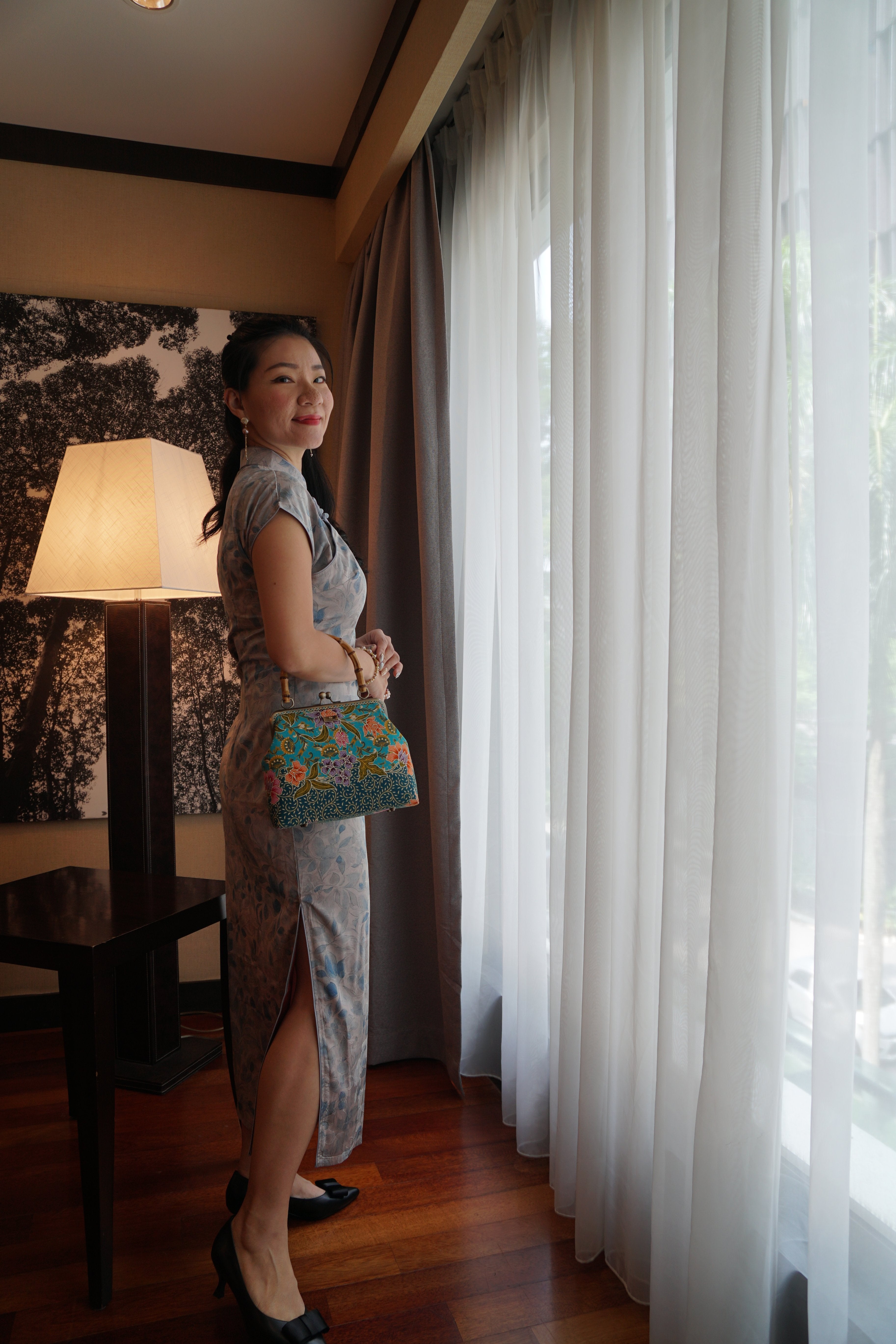 COCOONESE | Bamboo Top Handle Bag - Revolving Dream (GN)