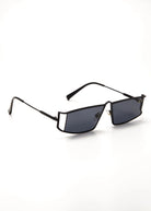 PROJET1826 | FAWKER Geometric Cutout Sunglasses Black/Grey