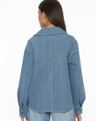DRESSINGPAULA | Denim Pullover Shirt