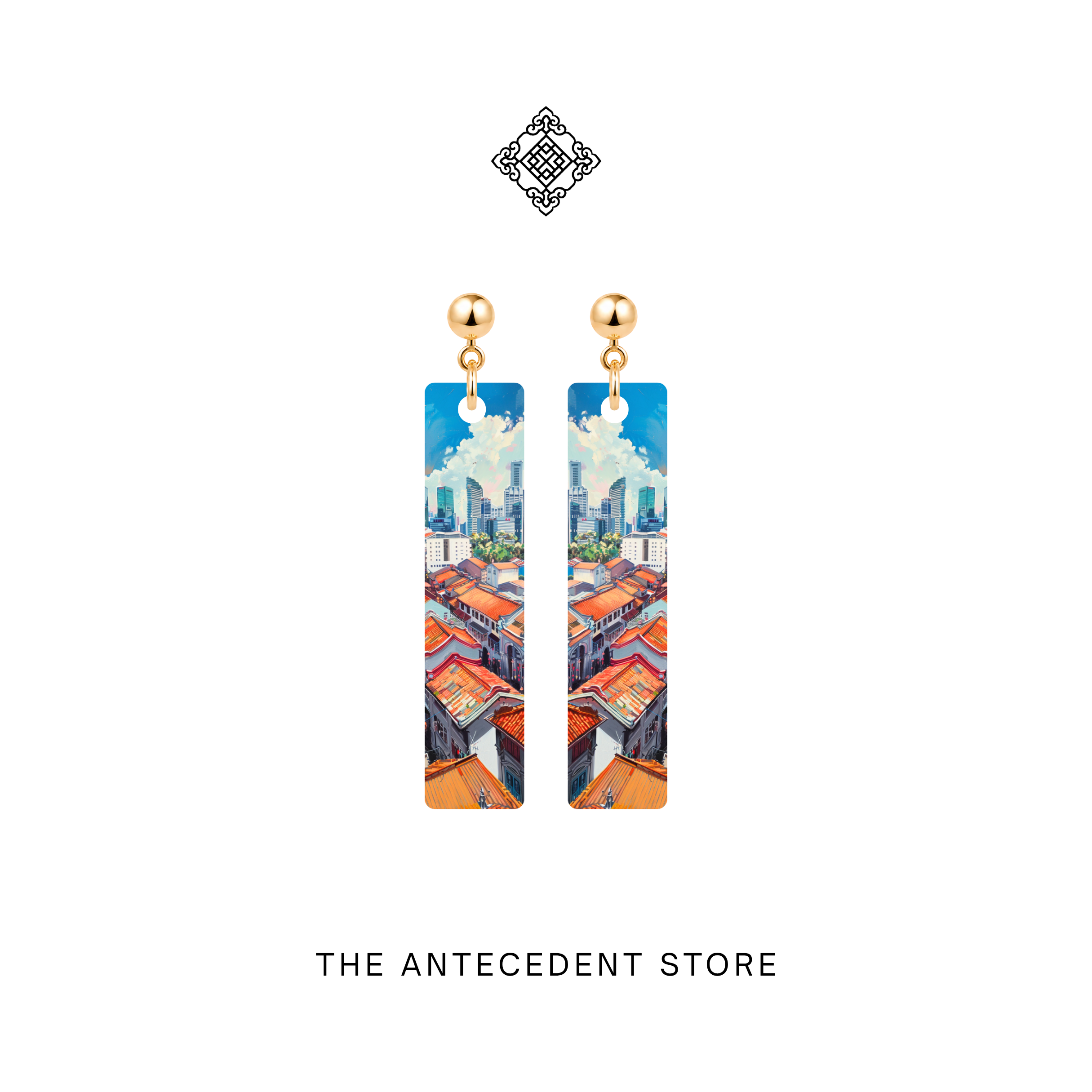 THE ANTECEDENT STORE | Singapore Skyline Earrings