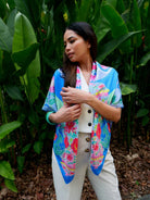 BINARY STYLE | Peranakan Bricollage Premium Silk Scarf