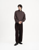 GRAYE | Quarter Zip Pullover - Fig