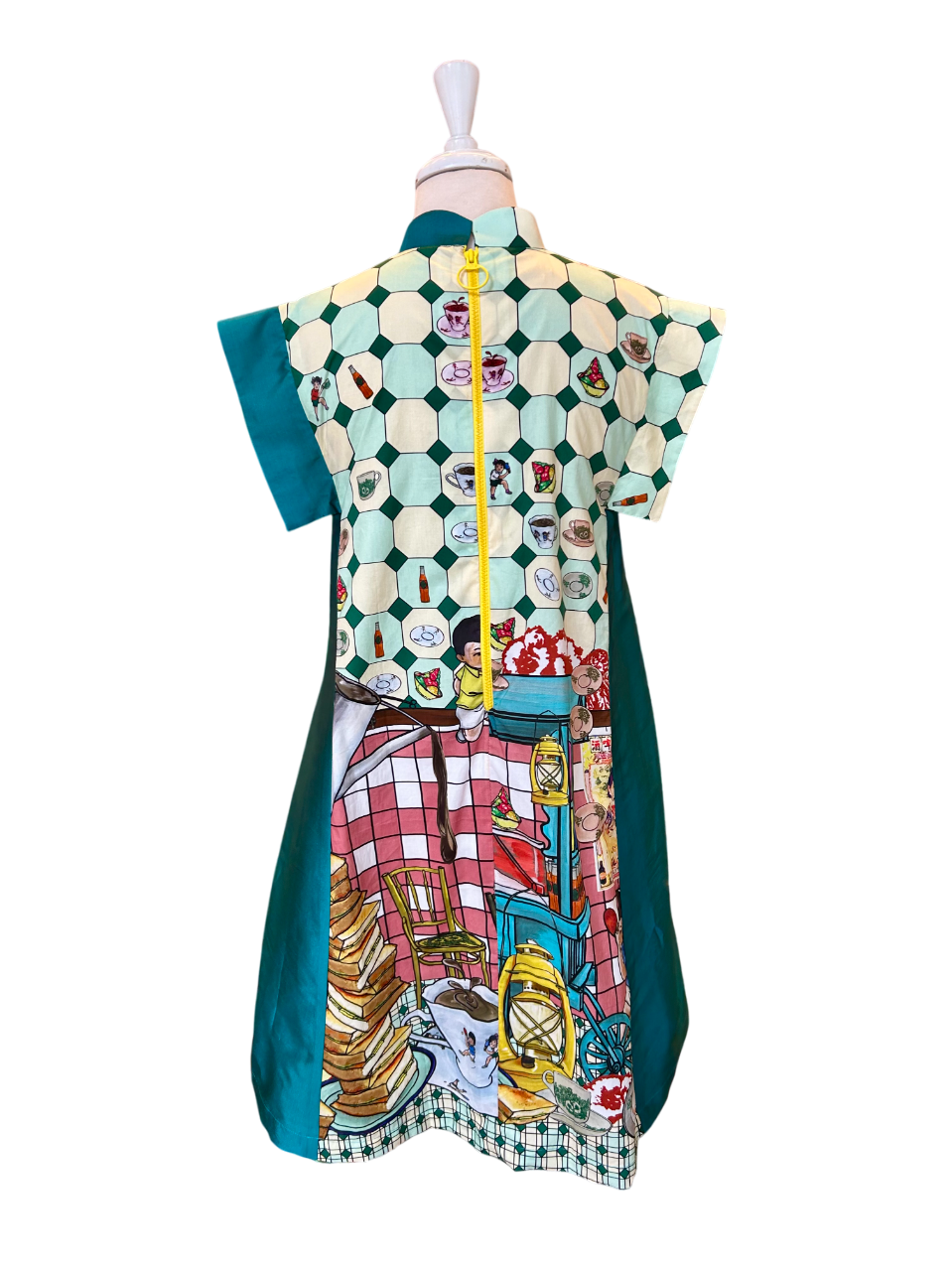 TRIOLOGIE | Kopitiam Mandarin Collar Swing Dress