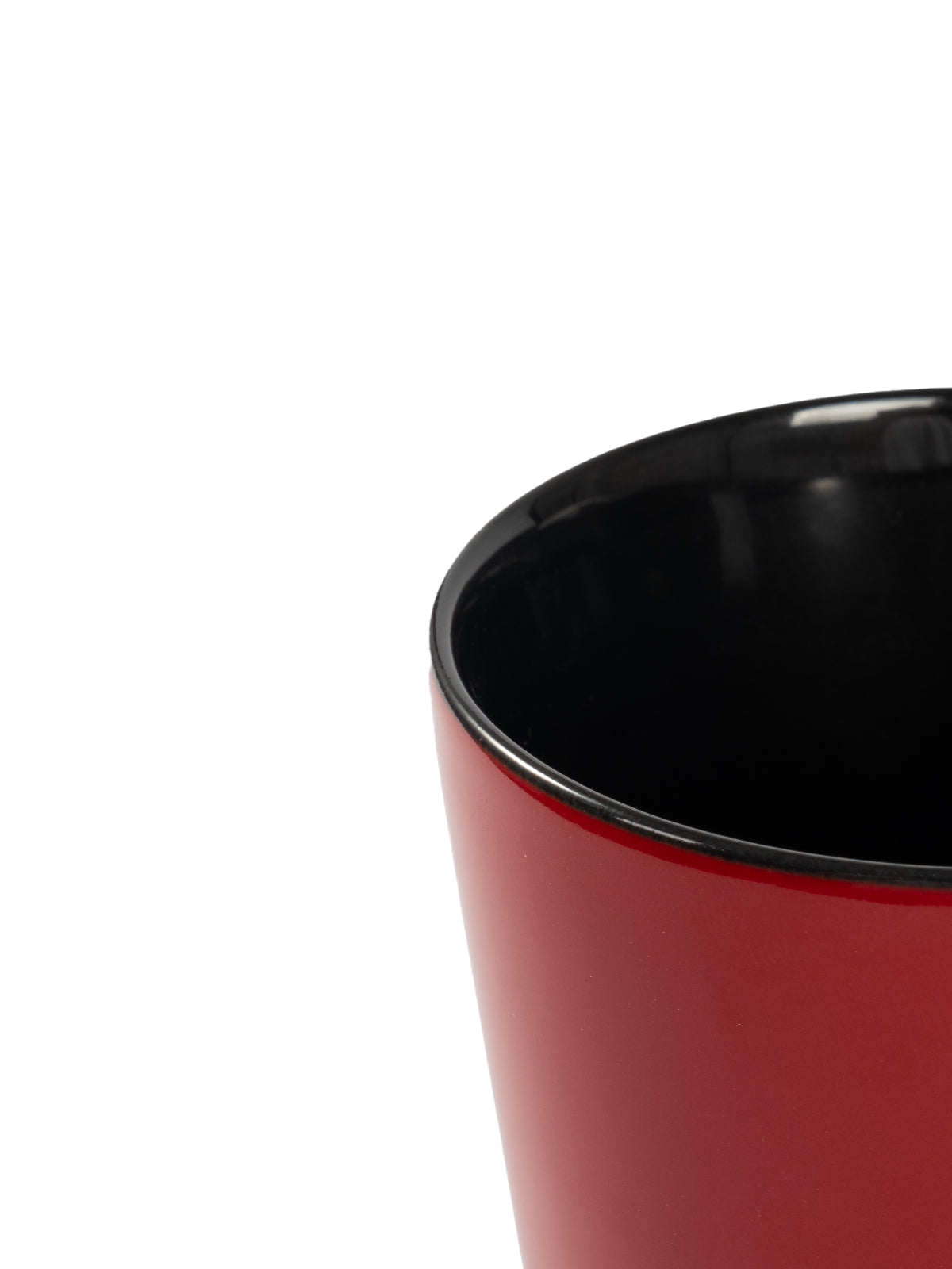 CRAFILAB | Vermilion Red & Double Handle Coffee Cup