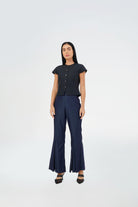 CAELI ECO LUXE | Tailored Button Top