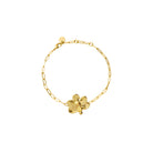 RISIS | Petite Orchid Paperclip Bracelet in Gold