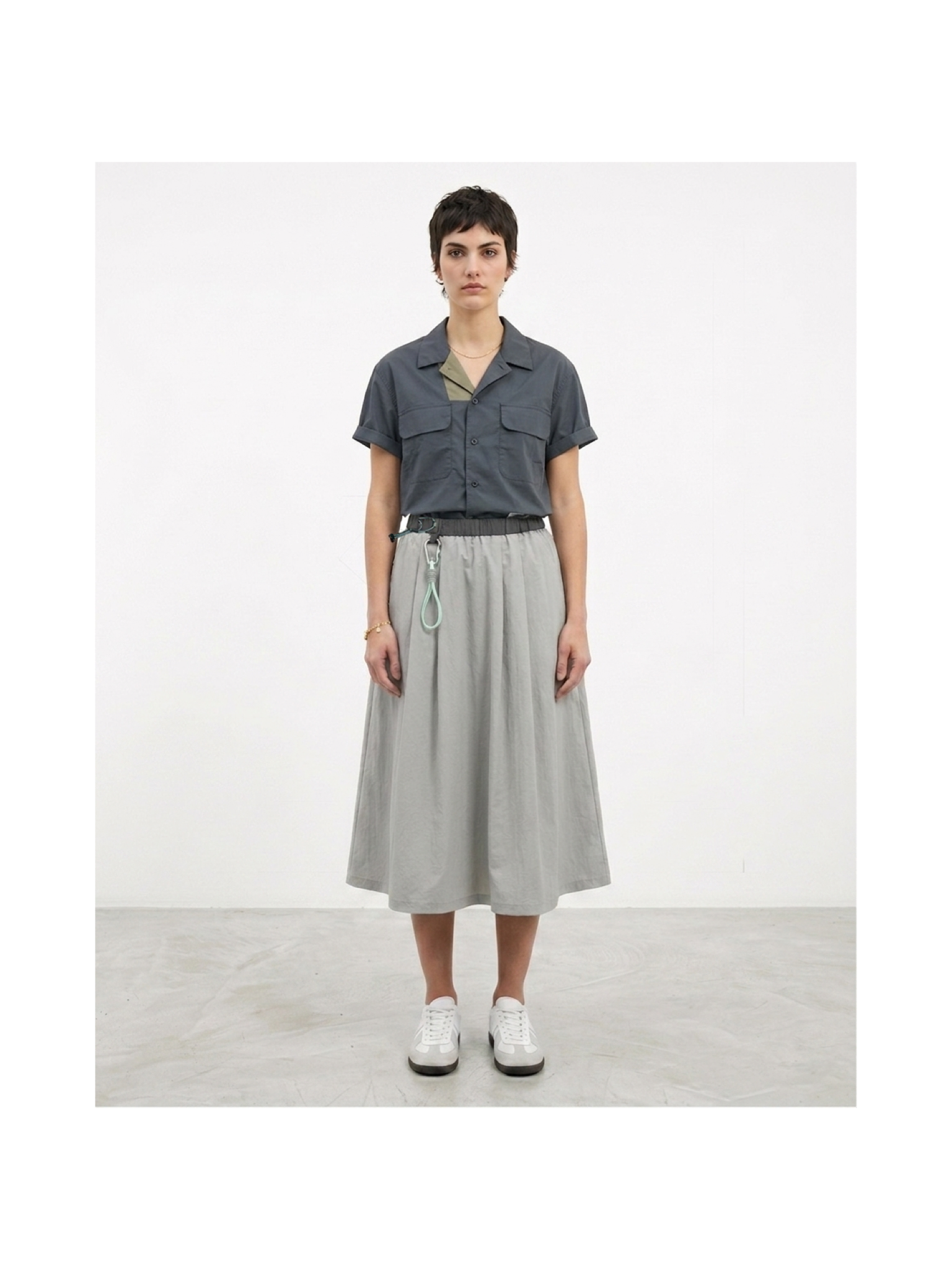 SPARROW GREEN | FAYE waistFAST Midi Skirt