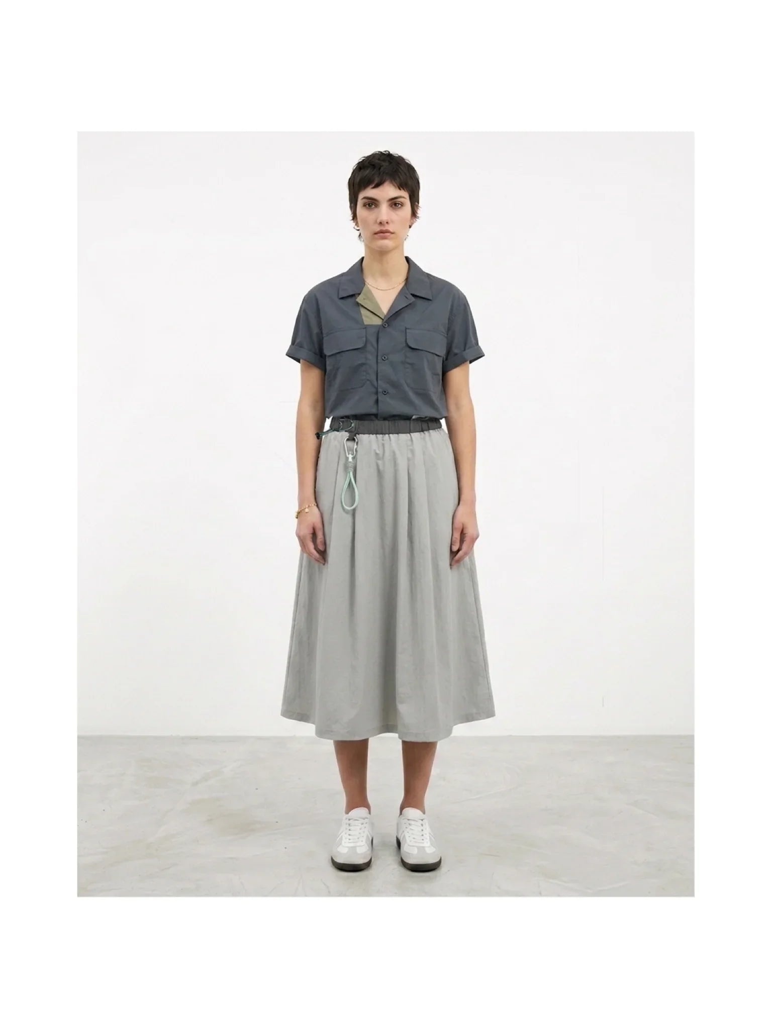 SPARROW GREEN | FAYE waistFAST Midi Skirt
