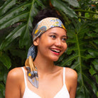 BINARY STYLE | Enchanted Kampong Glam Silk Square Scarf 87x87cm