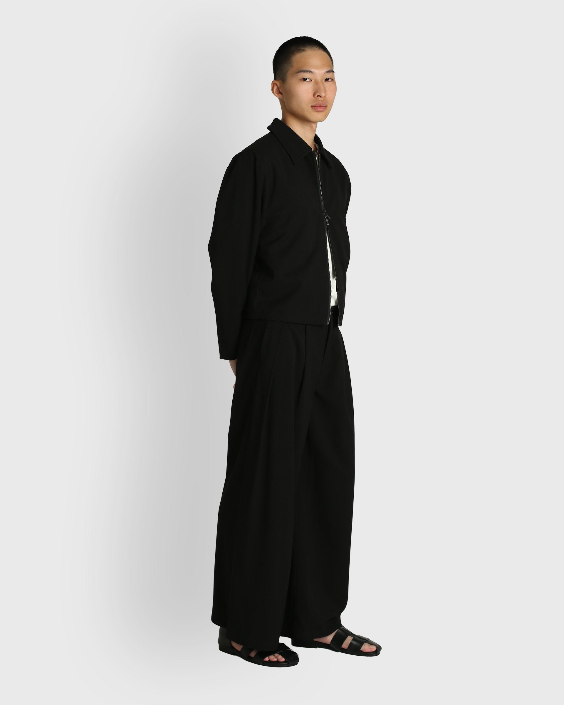 RYMH STUDIO | Cropped Shirt Jacket 001
