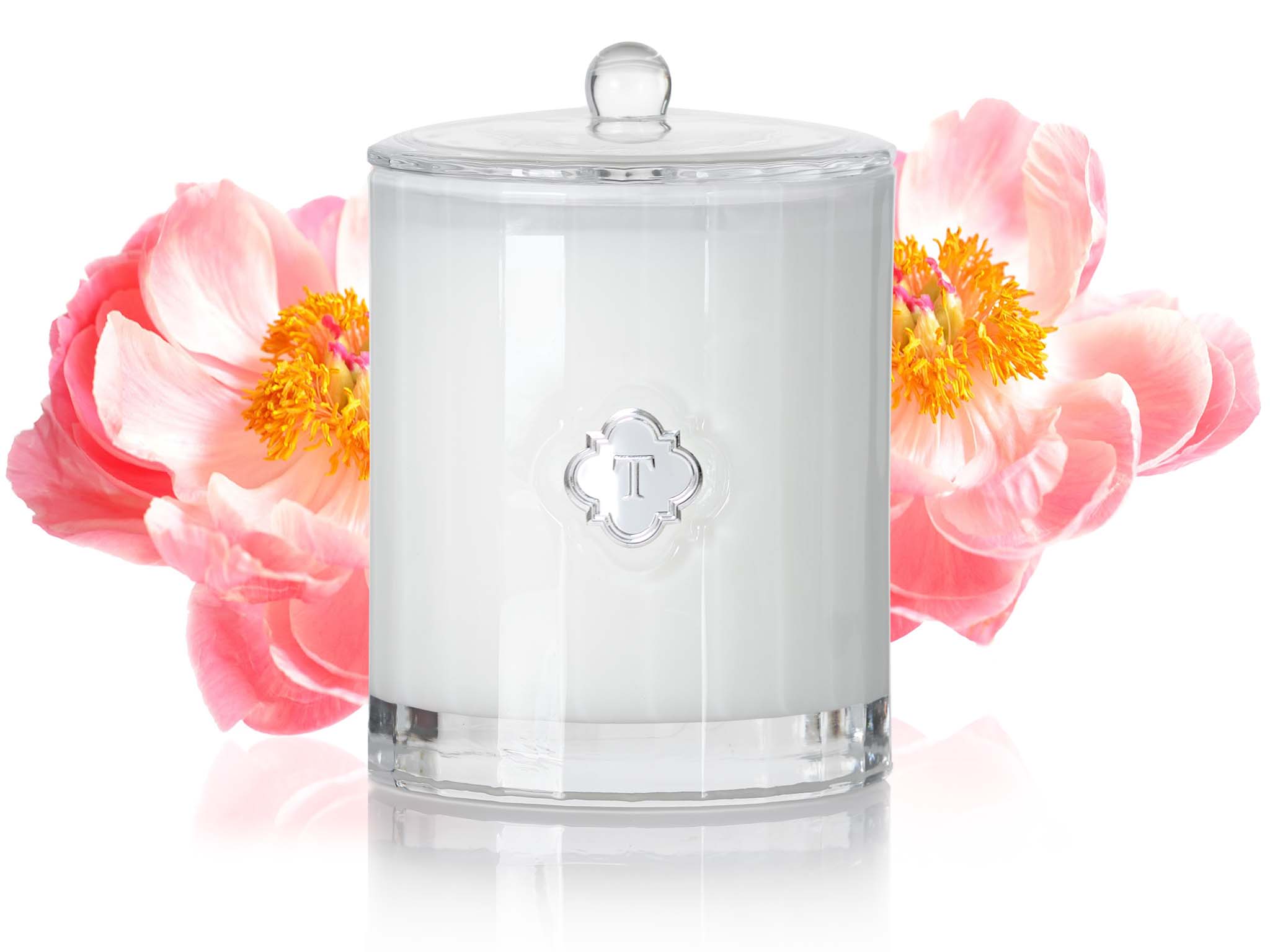 TEMPLE CANDLES | Luxury Fragranced Candle - Peony Petal & Fern