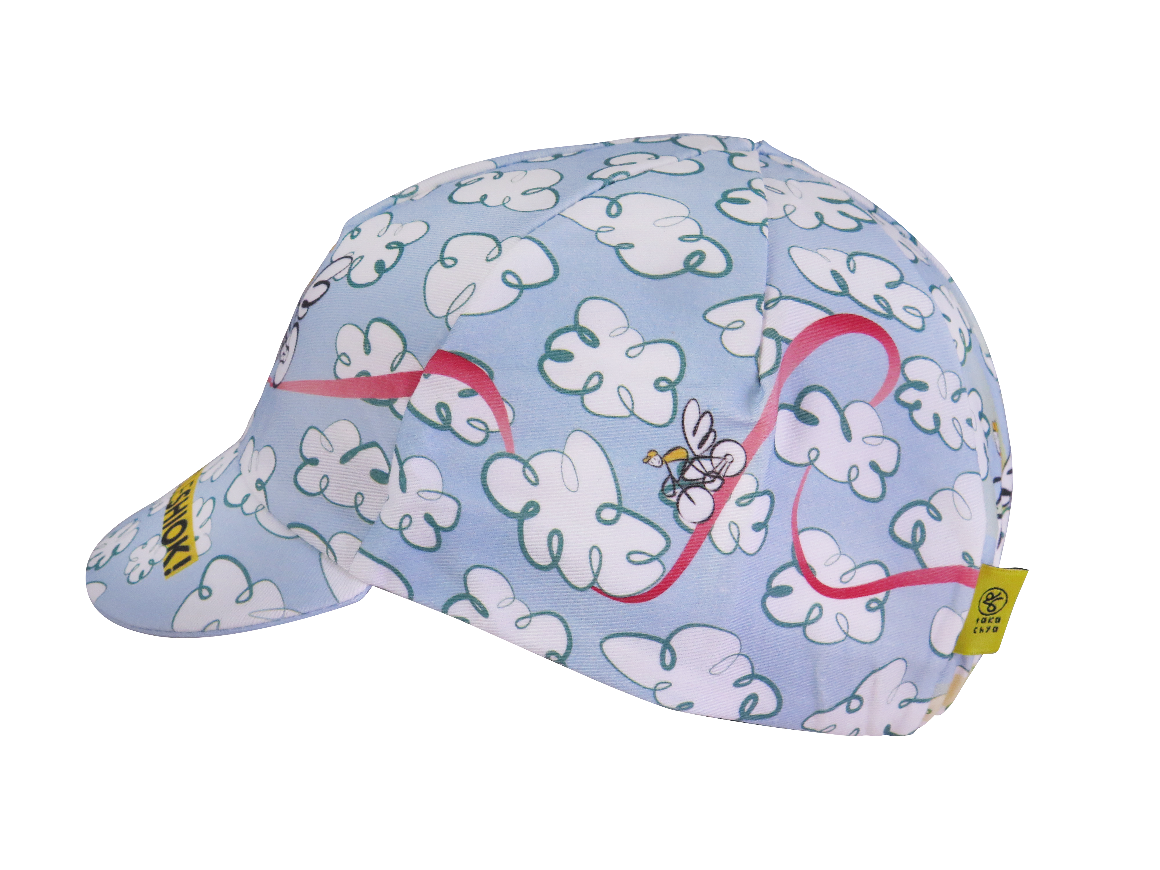 A DESIGN BY TAKACHYA | Cycling Cap - Flying Unicorn Sky Blue