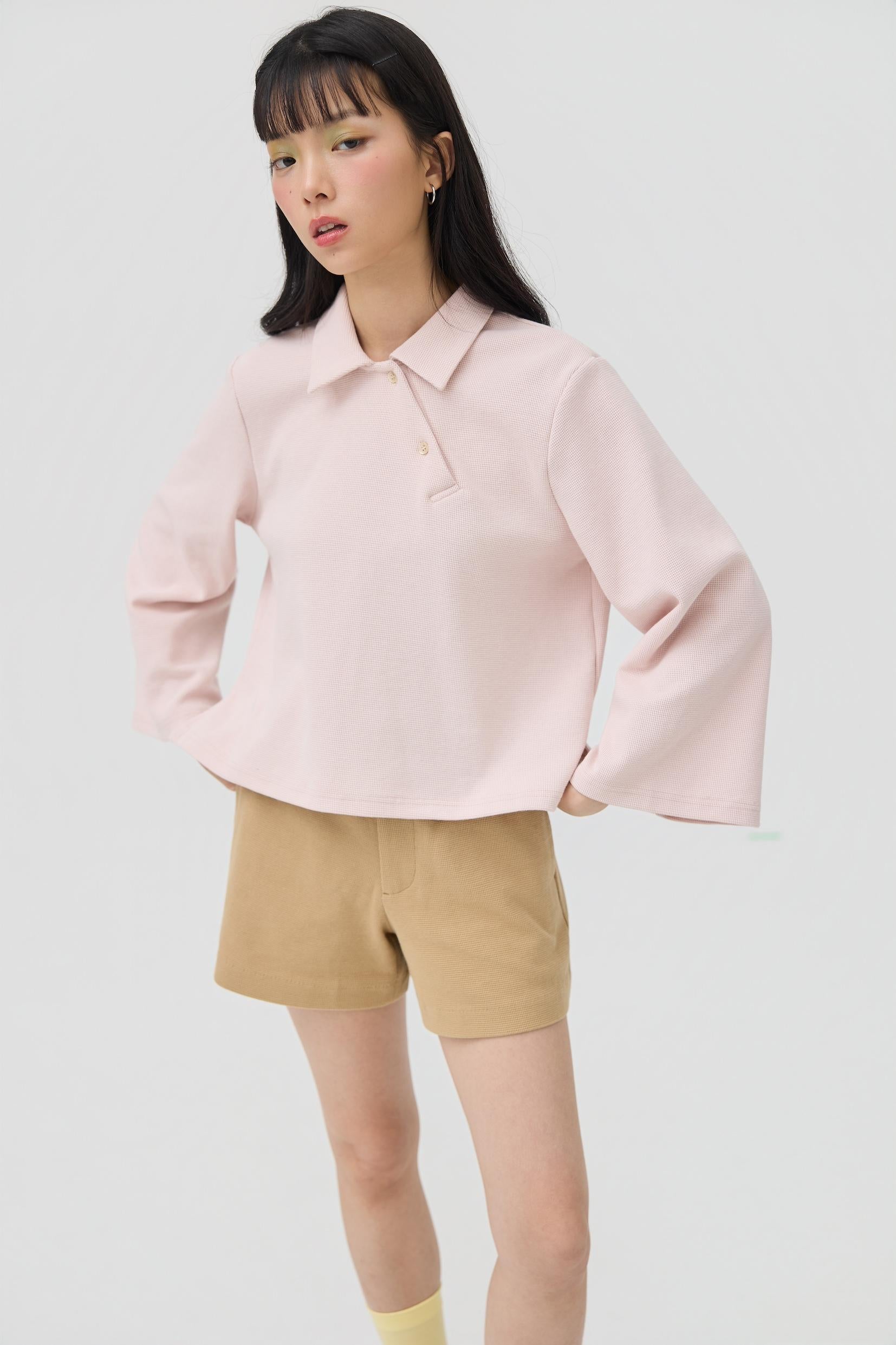 3EIGHTH | Jin Knit Tee | Dusty Pink