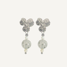 THE ANTECEDANT STORE | E - Silver Orchid Tourmalinated Quarts Earrings