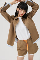 3EIGHTH | Futae Shorts In Sandstone