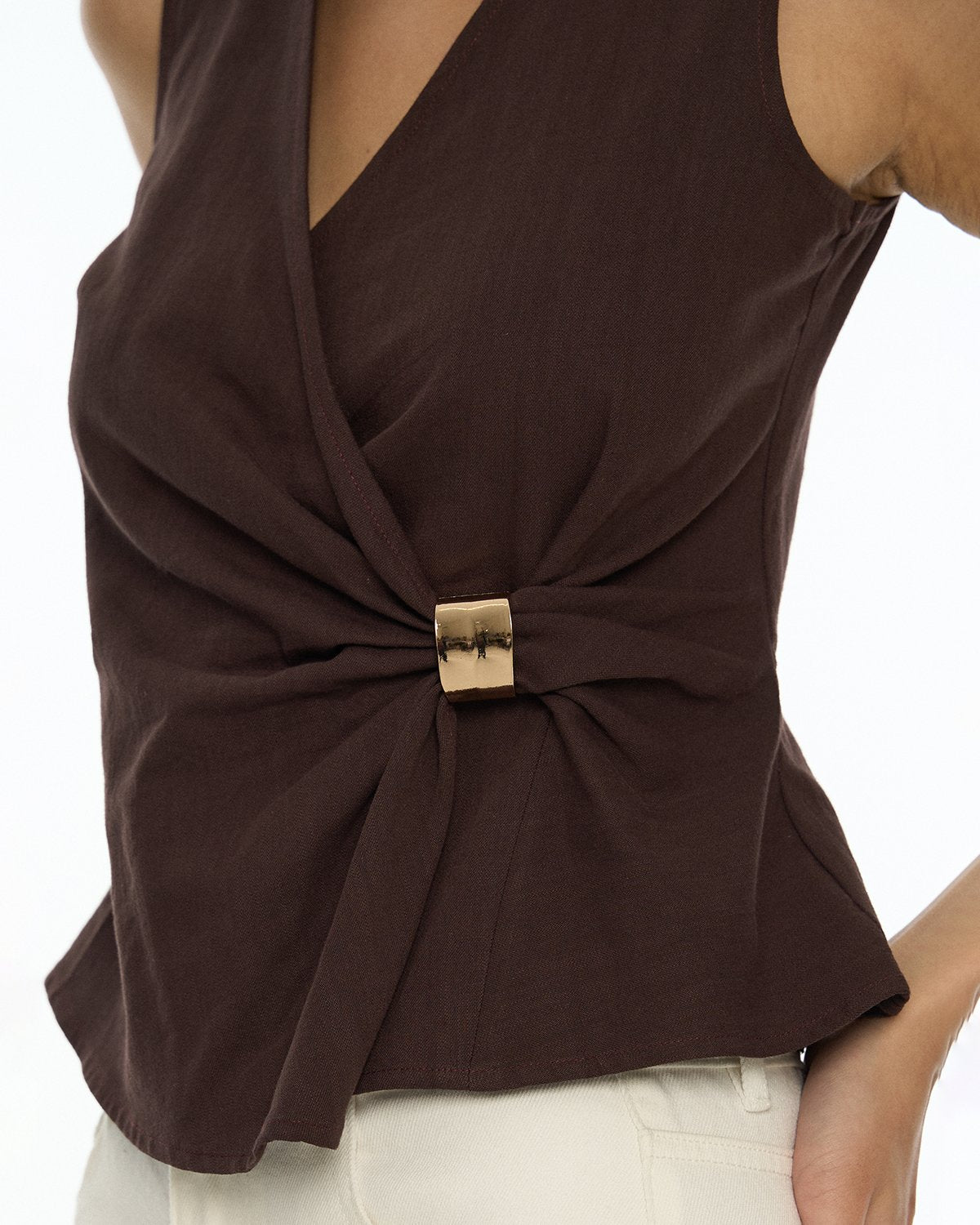 DRESSINGPAULA | Asymmetric Wrap Top