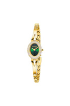BLACK BY BLUE BRAVE | THCN N· I Mini Green Sunray Dial Gold Jewelry Watch