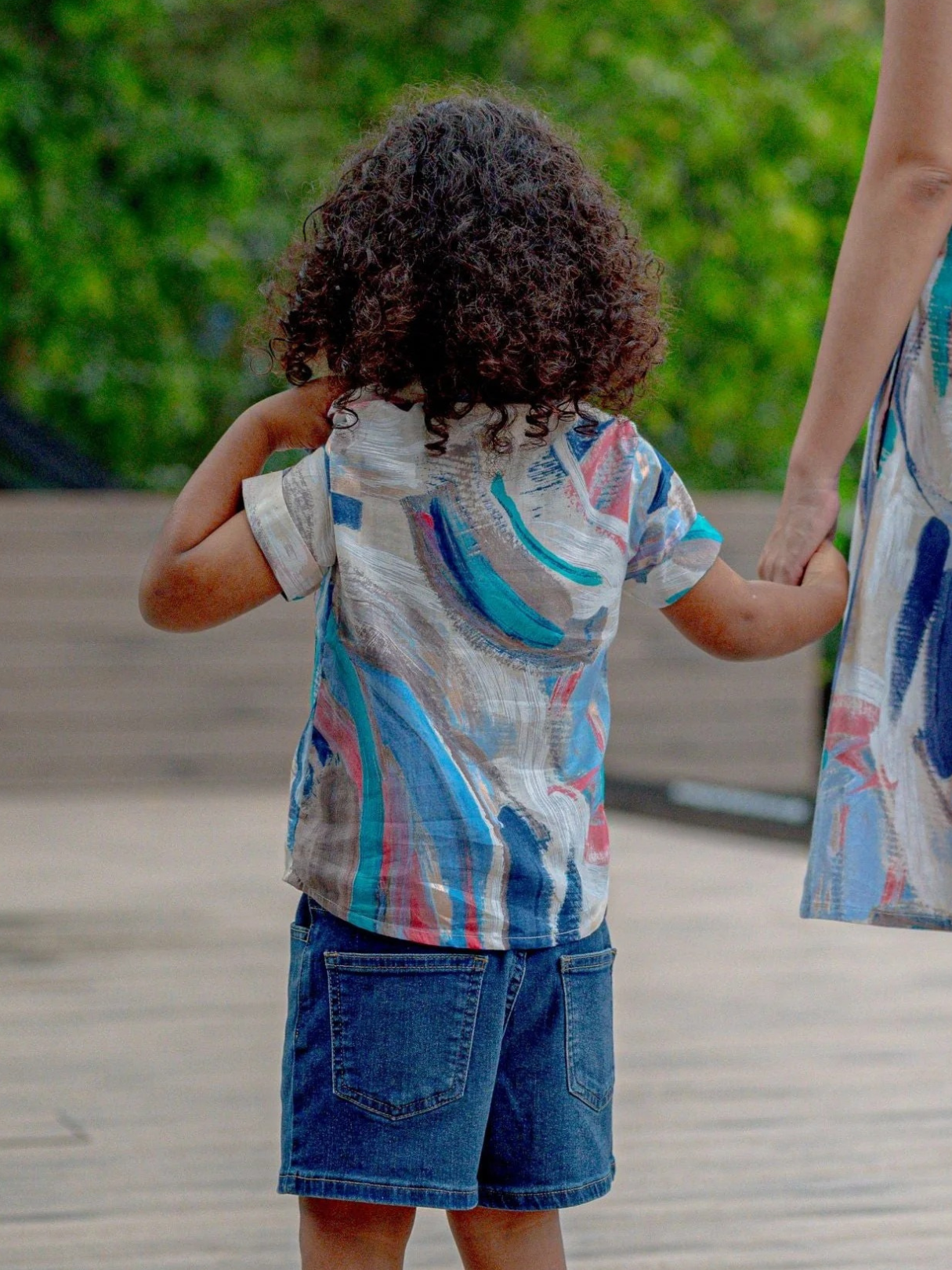 NIMBU | Maldives Kids Unisex Cotton Shirt In Hawaiian Collar