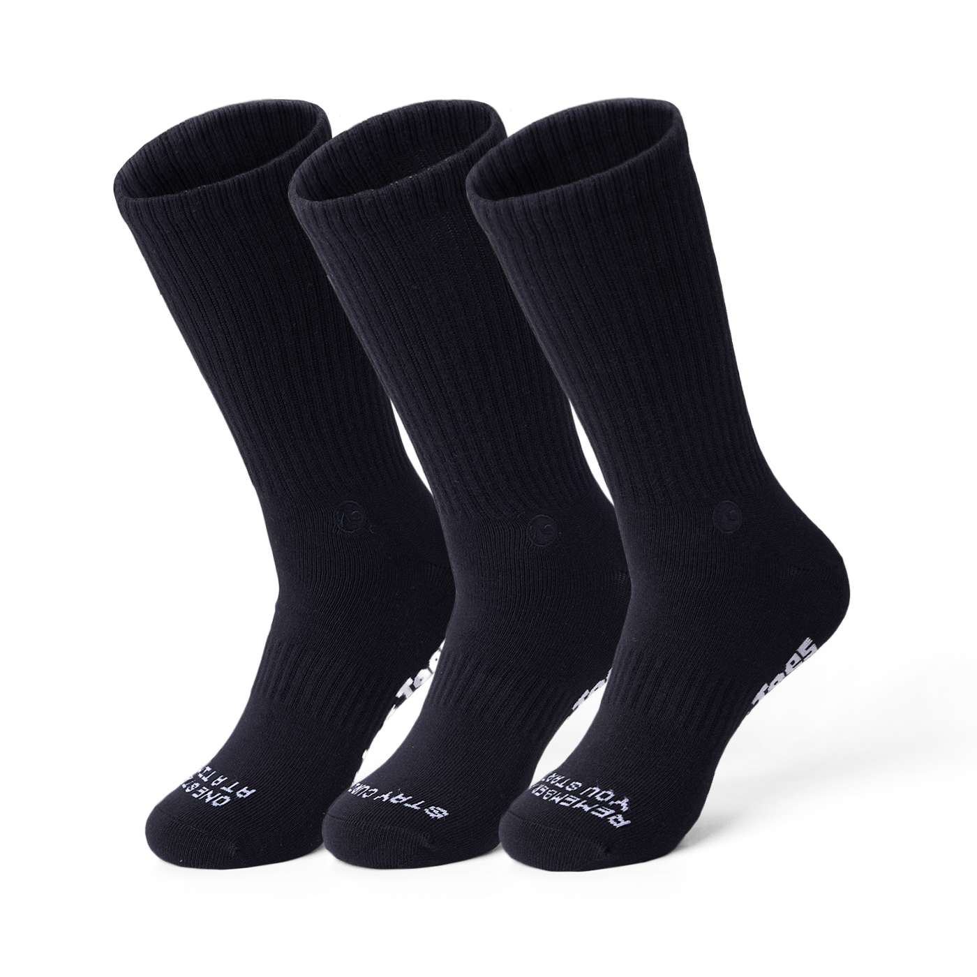 TALKING TOES | Better Better Basics Sock Pack | Black