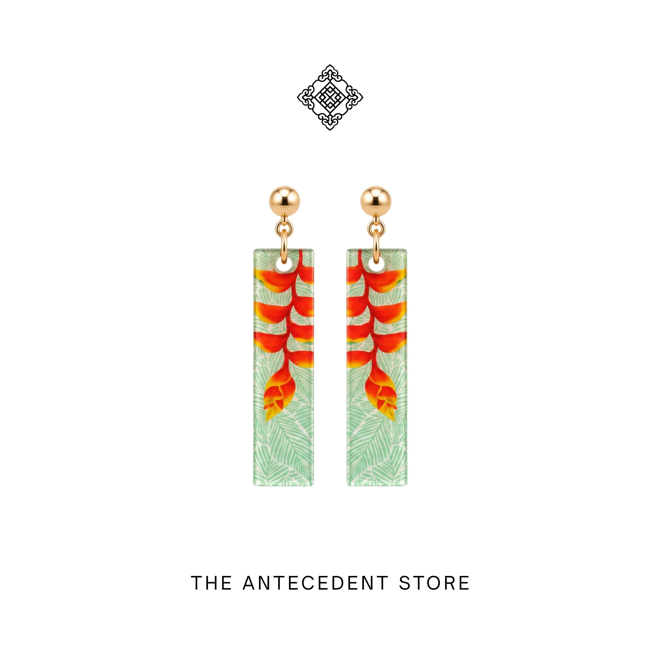 THE ANTECEDENT STORE | Heliconia Earrings | Stories Of Singapore