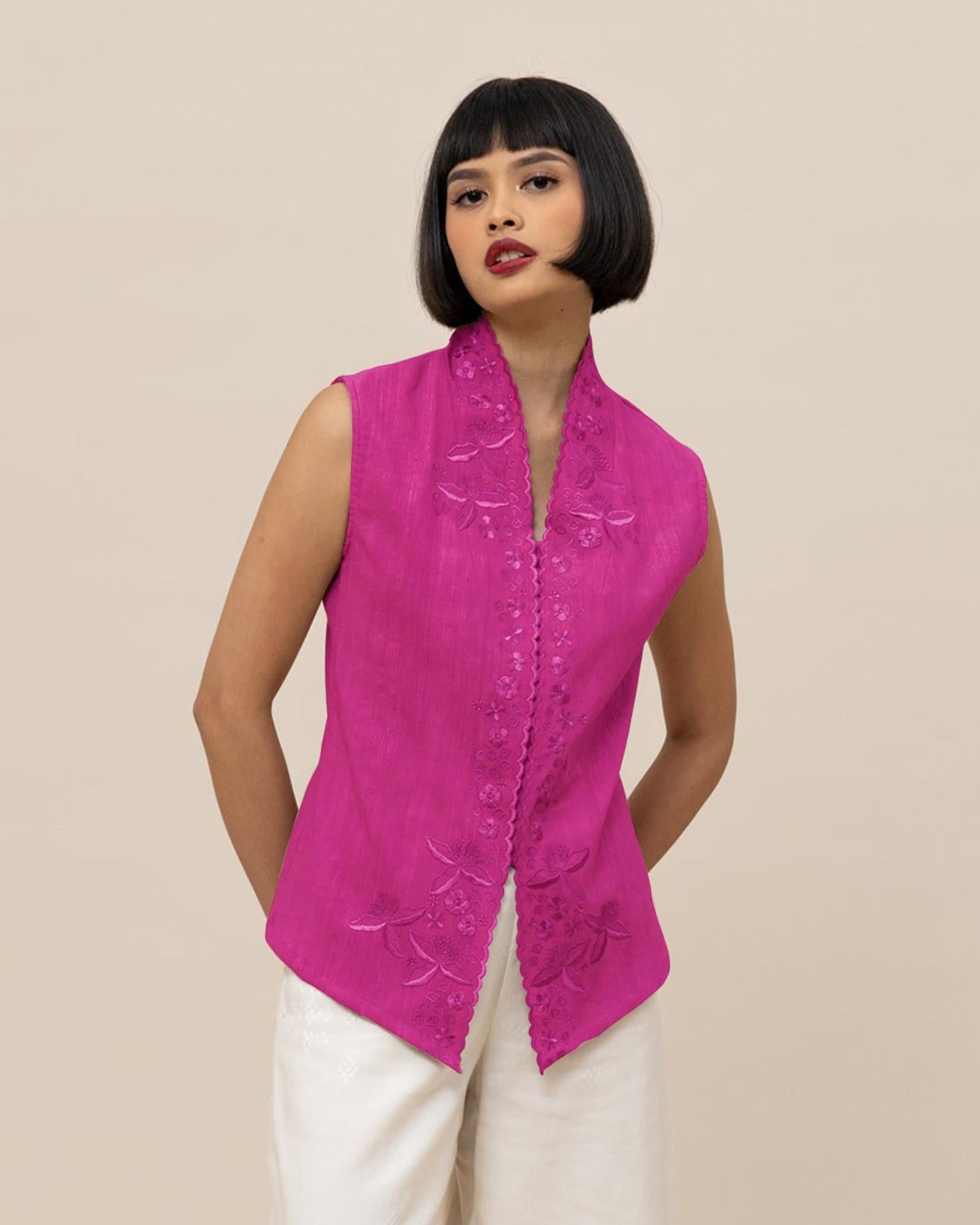 SUKKHA CITTA | FLORA - Embroidered Kebaya Vest