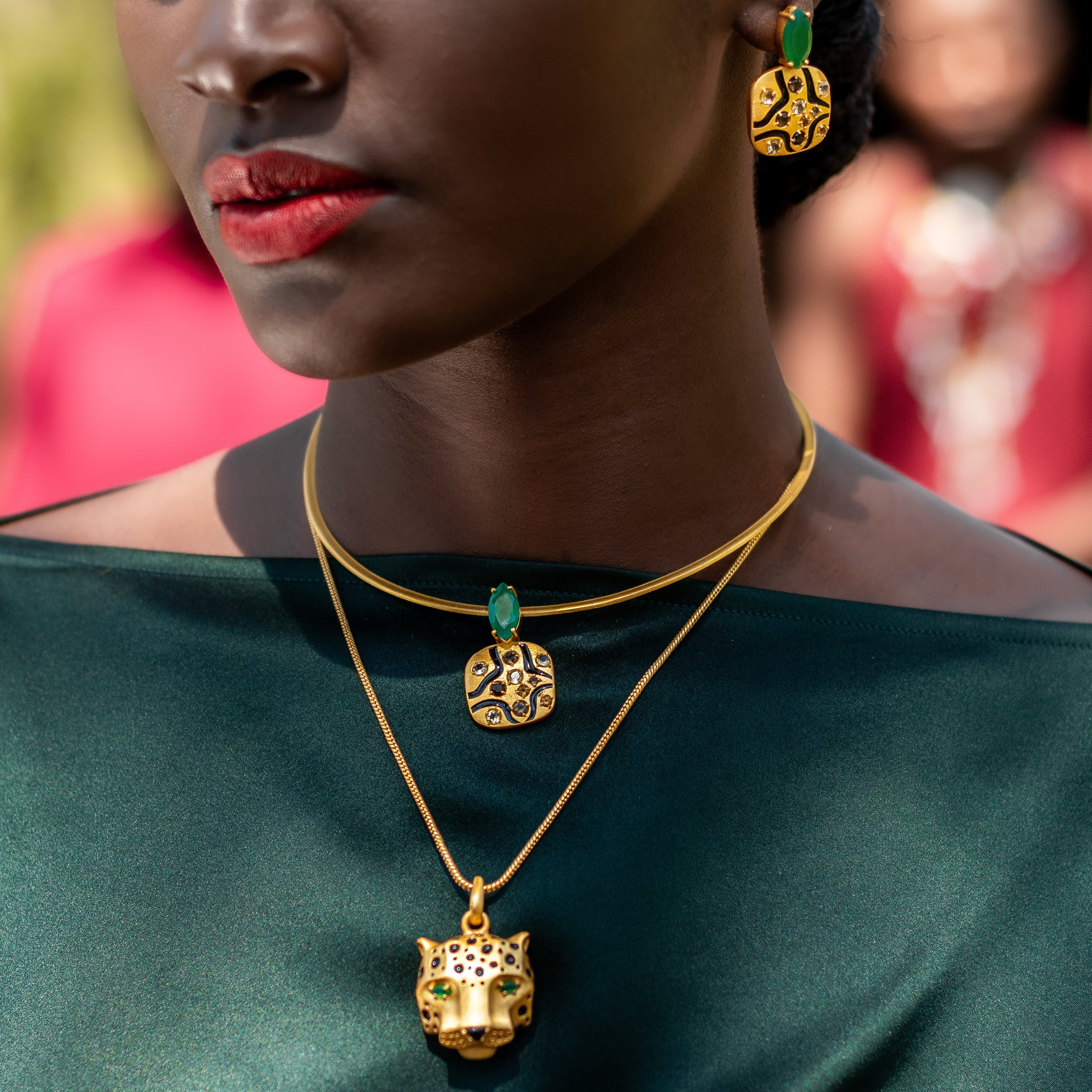 BOHEME BY VERO | Leopard PavÃ© Necklace