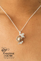 CREATIVE JEWELLERY STUDIO | Baroque Edison Pearl, Silver Necklace by Satine Gems Jewelry