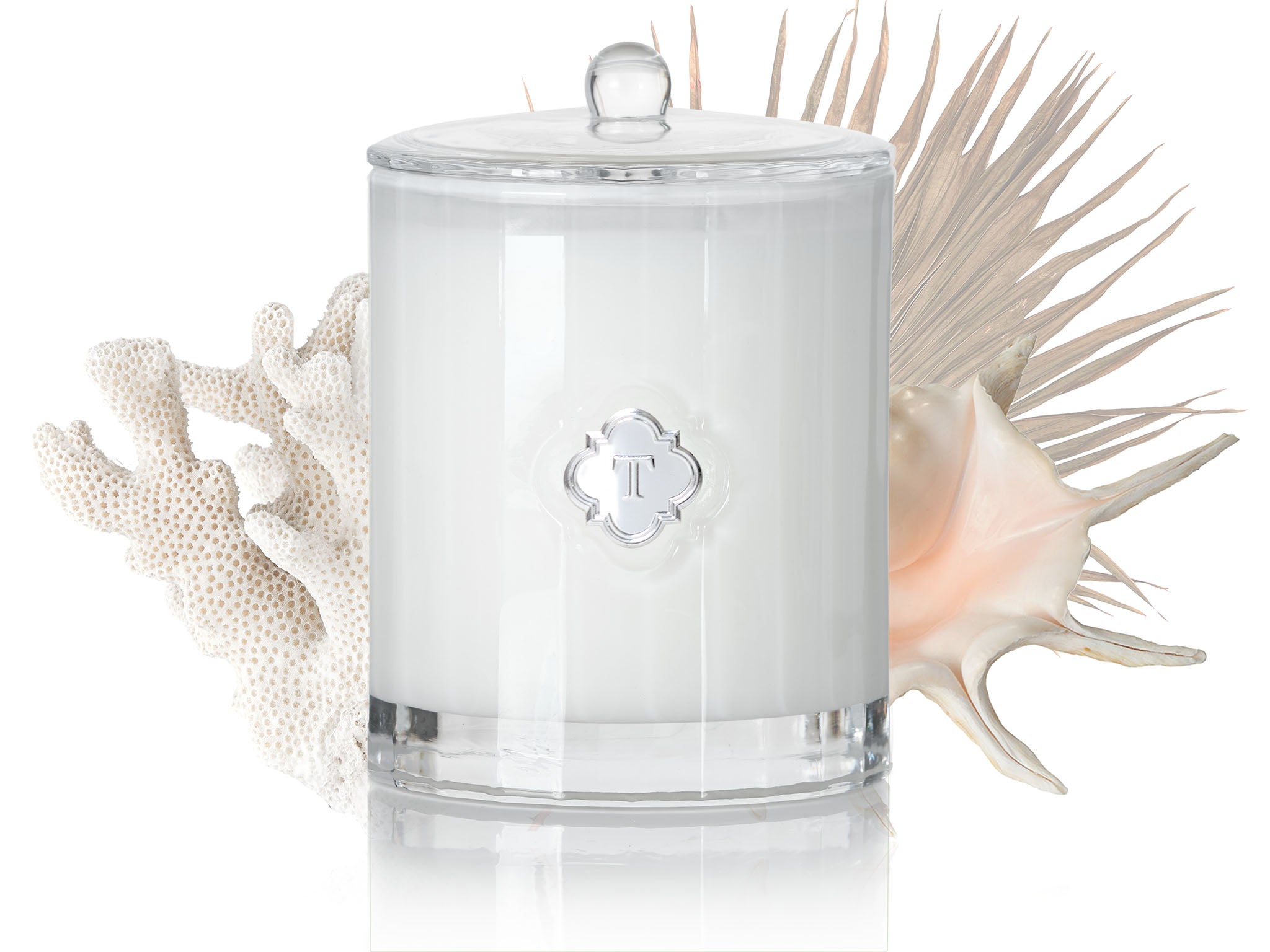 TEMPLE CANDLES | Luxury Fragranced Candle - Palm & Sea Spray
