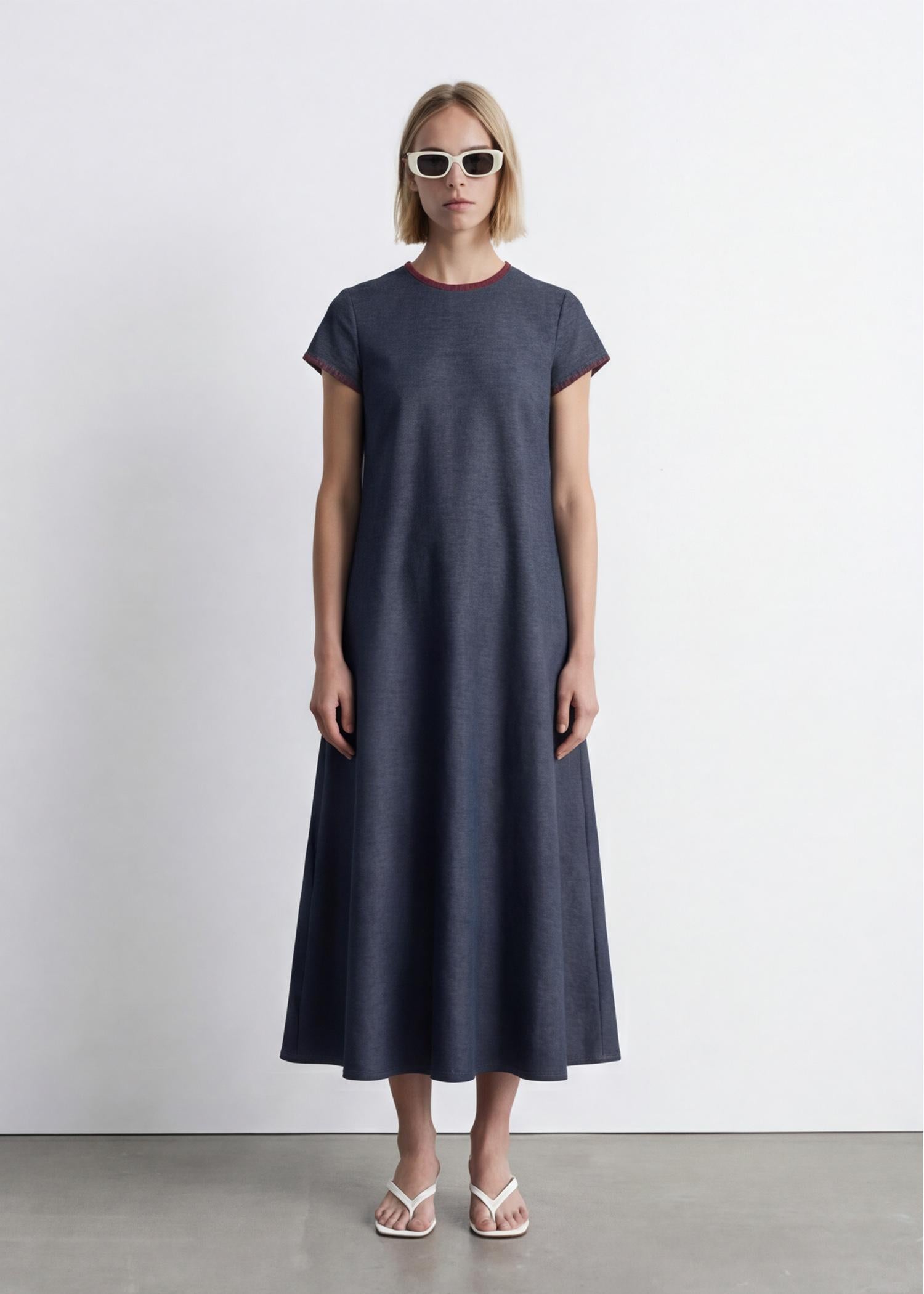 LAYERPLAN | Sena Shell-Trim A-Line Dress
