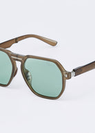 PROJECTWEAR | DAEMYN Polarized Foldable Sunglasses Green/Green