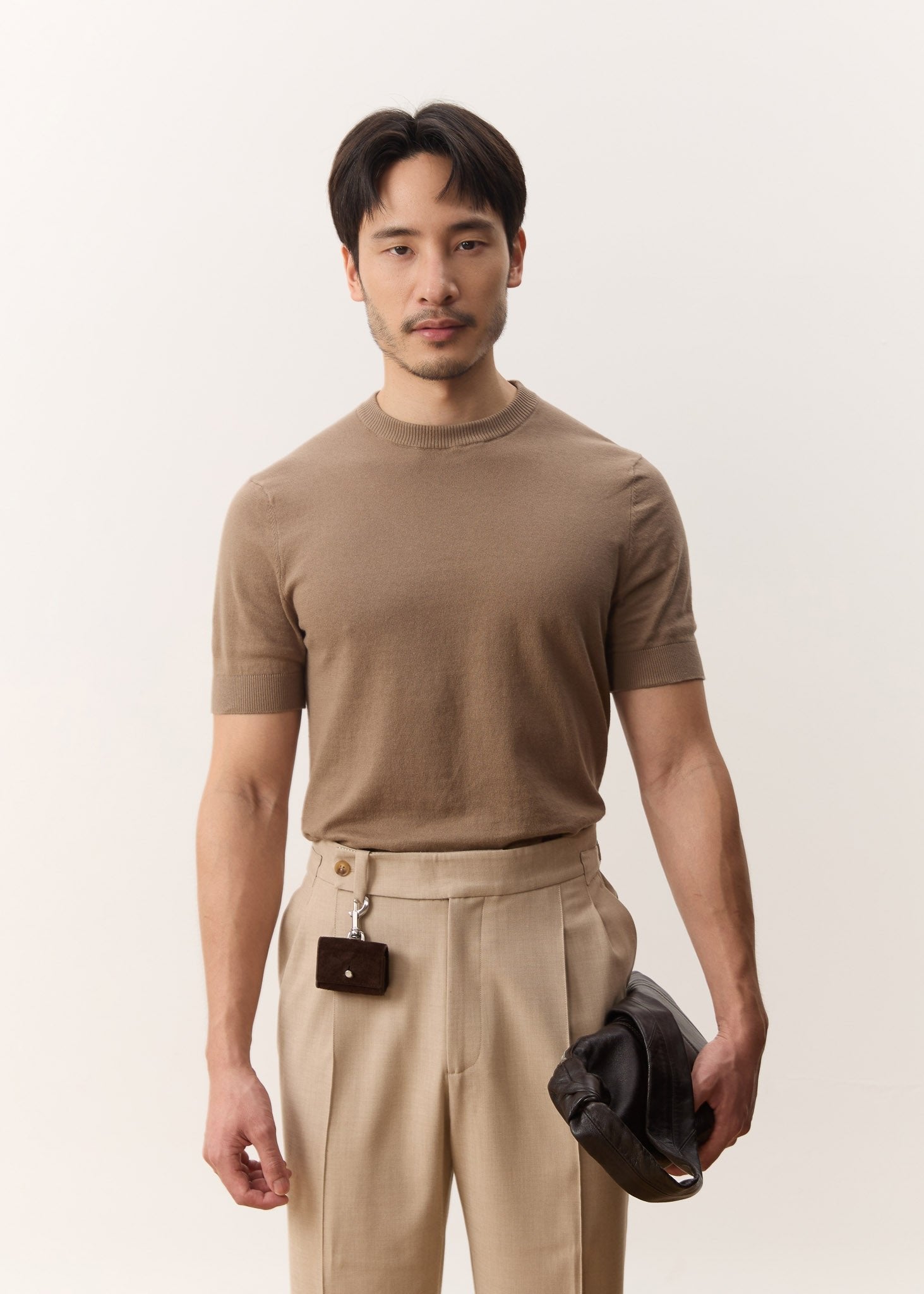 HOUSE OF HOUSE OF ANON PTE. LTD | Otto Mock Neck Knit Top - 100% Cotton